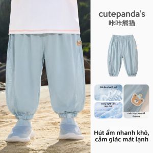 CUTEPANDAS | Quần Dài Trẻ Em Chống Muỗi Hút Mồ Hôi Nhanh Khô