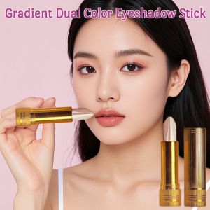 Gradient Dual Color Eyeshadow Stick Beginner Two Smudge Lazy Eyeshadow Stick Light Luxury Gradient Pearl Eyeshadow Stick