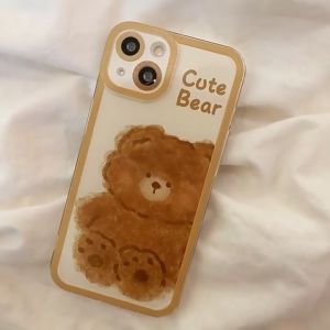 Casing Soft Case Samsung A03 M03 A02S A03S A12 4G A13 4G A22 4G A23 4G A32 4G A33 5G M12 M32 Case Cute Bear Smile Character Silicon Premium