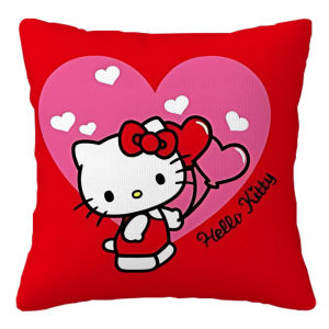 Sanrio | Sanrio HELLO kitty Pillow Covers Cartoon Sofa Decorative Home Double-sided Printing Short Plush Cushion Cover Christmas gifts