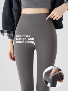 Thermal Thickened Fleece High Waist Womens Shark Pants