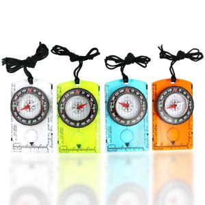 1 pc Wilderness Survival Backpack Camping Hunting Hiking Magnetic Navigation Directional Compass Small and Portable Map Ruler