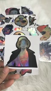 Stiker Hologram Shank one piece ukuran 7 cm