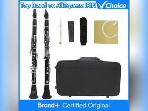 IRIN | IRIN 17 Keys Bb Clarinet Bakelite Wooden Clarinette Black Grenadilla Professional Woodwind Instrument With Case Accessories Part