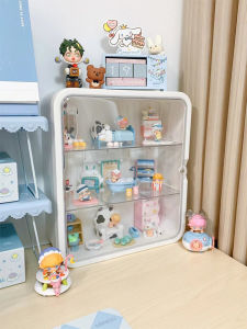 Acrylic Blind Box Storage Display Stand Transparent Cabinet Scene Building Figure Organizer Wall Mounted Display Case