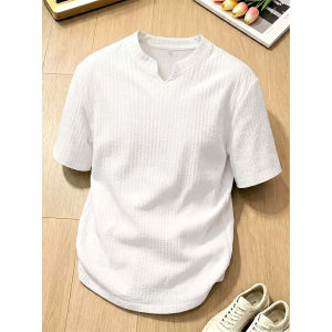 V-Neck Breathable Summer T-Shirt