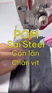 Universal Flat Car Sewing Machine Presser Foot with 2 Roller Wheels for Industrial Thick And Thin Fabric Sewing Tasks Attachment