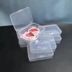 12/24/36Pcs Large Capacity Jewelry Storage Box Transparent Plastic Container with Hinged Lid  Small Items Crafts Jewelry