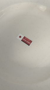 TERMURAH 6 PCS Piring Makan Plastik Polos Putih 9 in Piring Ramen Polos Piring Resto Depot Rumah