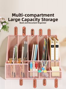 MUGG | Desk Organizer File Rack Multi-layer with Pen Holder Iron