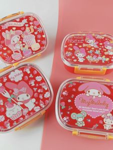 Japanese Sanrio Melody Rabbit Cartoon Cute Lunch Box Bento Box Fruit Dessert Food Going out