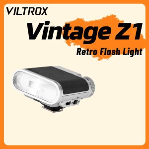 Viltrox 丨Vintage Z1 Mini Flash Camera Retro Speedlight Flashs GN12 LED Fill Light On-camera