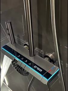 Piano Key LED Display Shower Set