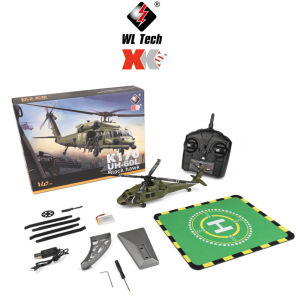 Wltoys K170 Black Hawk Uh60l Remote-Controlled Helicopter 4-Channel 4-Propeller Simulation Brushless Fixed Height Rc Model Ai