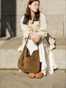 Belle | Women Fringe Suede Tote Bag