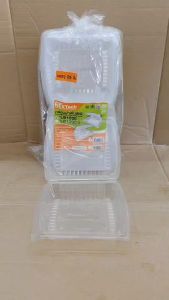กล่องข้าวพลาสติก กล่องอาหารพลาสติก 1 ช่อง ฝาพับ 1000 ml. LB-1200 แพคละ 25 ชิ้น ยี่ห้อNEXTECH