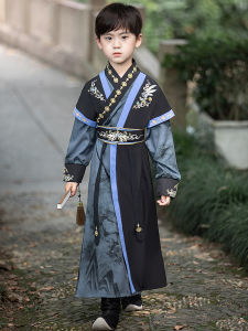 Stylish Middle School Boy Hanfu Summer Clothes 2025 New Arrival Elegant National Trend Ancient Style Little Master Tang Costume
