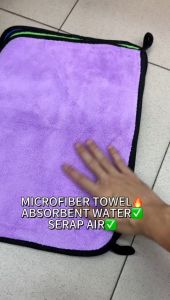 MICROFIBER MULTIPURPOSE CLOTH TOWEL/CAR WASH TOWEL/TOWEL COTTON/CLEANING TOWEL ABSORBENT WATER/SERAP AIR TUALA
