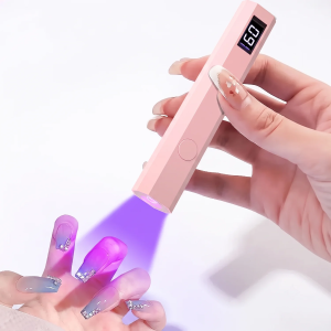 USB Rechargeable Portable Nail Lamp | UV/LED Light Curing Lamp | Portable Nail Dryer for Curing and Polishing