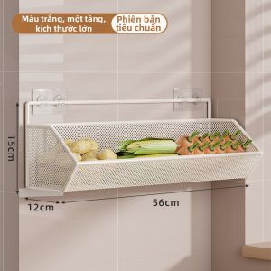 MENGBINFEN | Giá Đựng Nhà Bếp Treo Tường Không Cần Khoan