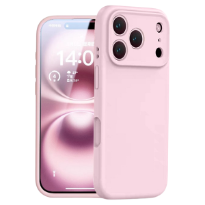 Liquid Silicone Phone Case for Apple 17Promax New Style iPhone17Pro Full Lens Protection Shockproof Female Version Fashionable Simple Design