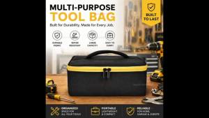 Oxford Electric Drill Organizer Bag Wear Resistant Large Storage Bag Versatile Tool Organizer Bag for Workshop Traveling Tools