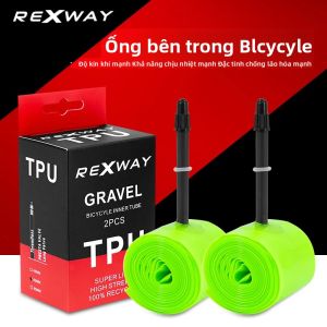 REXWAY TPU Ống Bên Trong Cho Sỏi Xe Đạp 700x32-47 FV48MM 65MM-Cao Su Bền Lốp Xe Đạp Phụ Kiện