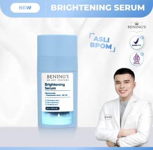 Brightening Serum Pencerah & Glowing Benings Clinic by dr. Oky Pratama BPOM