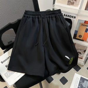 American Style Heavyweight Five-Quarter Mens Shorts Casual Youth Basketball Loose Fit Summer Sportswear Straight Leg Pants