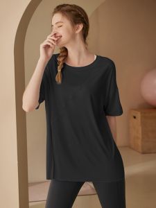 2024 New Arrival Loose Blouse Sports Tops Short Sleeve Yoga Suit Lightweight Breathable Running Outwear T-shirt Workout Clothes