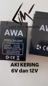 AKI KERING 6V 4.5AH / 12V 7.5AH BATERAI 12V 7.5AH AKI 6V 45AH AKI 12V 75AH UPS stabilizer MOTOR LISTRIK SPRAYER LISTRIK ups stabilizer KOMPUTER