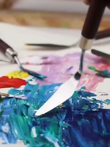 5pcs Oil Paint Knife / Palette Knife / Painting Knife Spatula Palette Paint Scraper Pisau Seni