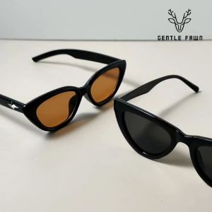 Gentle Fawn Kacamata Sunglasses Anti Uv Fashion Korean Style Wanita Bentuk Cat Eye Tr90 DDD 95127