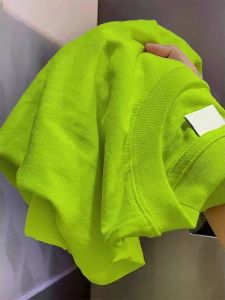 SUOSHE | Oversized Dopamine Fluorescent Green T-Shirt