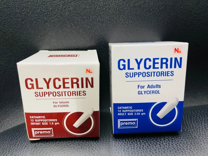 เครื่องมือสำหรับดูแลผิวตัว กรีเซอรีน Glycerin 1 กล่อง บรรจุ 12 แท่ง EXP:03/2028