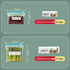 CHUSHE | Food-grade Reusable Freezer Safe Ziplock Fresh Bags
