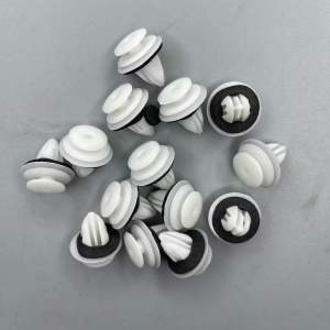 Set 10/50/100 Đinh kẹp bằng nhựa bền tiện lợi dành cho nội thất xe hơi ( màu trắng )