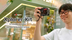 aMagisn Action Camera Xplorer Grip Kit Quick Release Handle Grip for GoPro DJI Insta360 Vlog Setup AM27