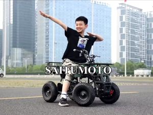 PP 48V / 36V / 24V Electric ATV Car Four-Wheel Off-Road/Beach Motorcycle Battery With 6 Inch Tires Childrens Bike Toy 10068