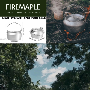 FIREMAPLE Nimbus Aluminium Kettle 1.2L