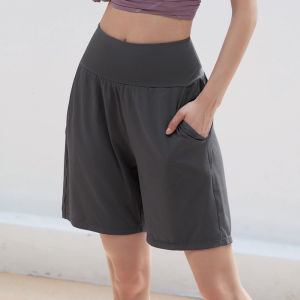 Womens Sport Shorts Summer Thin Wide Leg Fitness Pants Outdoor Casual Loose Running Quick Dry Trousers Breathable High Waist