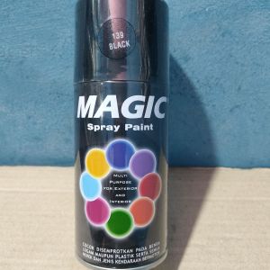 Pilok Pilox Cat Semprot Magic Spray Paint 300cc Ready Semua Warna Primer Grey Epoxy 126 Black Hitam 139 White Putih 140 Clear Pernis 101 Metalic Yellow Kuning Metalik 112 Metalic Red Merah Metalik 190