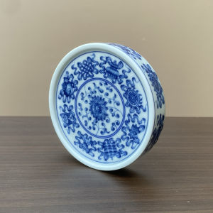Jingdezhen Qi Cheng Tang Eight Treasure Pattern Ceramic Tea Cup Mat Home Use Heat Insulation Pad Gongfu Tea Accessories