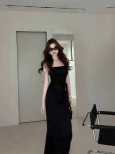 VKSOD | French Style Slimming Crop Top And High Waist Fish Tail Skirt Two Piece Set Womens Fashion Casual Elegant Sister Style