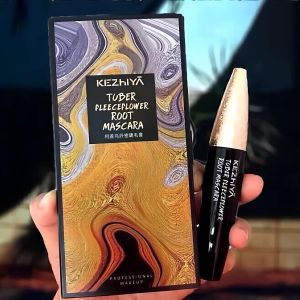 KEZHIYA Black Rice Hair Mascara Long Lasting Waterproof Curling Thickening Long Volumizing Eyelash Mascara by KEZHIYA