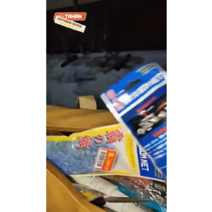 Portable Outdoor Large Capacity Tool Equipment Storage Bag Travel Bag Rope Simpan Camping Handbag Camping Bag Cutlery Pouch 手提工具包