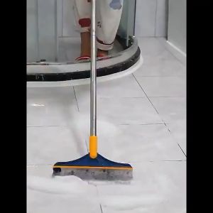 🔥🔥แปรงขัดพื้น แปรงขัดห้องน้ํา แปรงถูพื้น 3in1ขัดพื้นซอกเล็กแคบ พร้อมยางปาดน้ำไล่น้ำ ด้ามยาวแข็งแรงทนทาน ทำความสะอาด เข้าได้ทุกซอก พร้อมที่รีดน้ำในตัว มีที่กวาดน้ำ แบบด้ามยาว