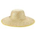 Farm Use Straw Outdoor Protection Breathable Barley Stalk Construction Site Womens Large Brim Hat Mens Sun Cap. 