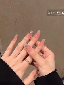 New Chinese Style Wearable Nail Art Stickers White Enhancing Handmade Premium Feel Pure Design Original Creation 101 Pieces