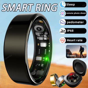 2025 New Smart Ring Men Women Heart Rate Oximetry Health Monitoring IP68 Waterproof Multi-Sport Mode Smartring For Android IOS